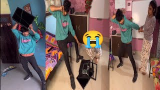 TV BROKEN PRANK ON Bhen GONE WRONG EPIC REACTION Aaj Toh mai Gya [upl. by Sergius396]