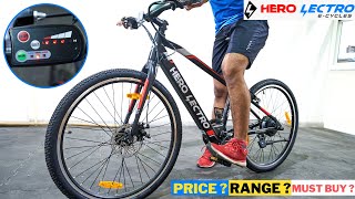 Best Cheapest Electric Cycle   HERO LECTRO C3 Detailed Review [upl. by Jorrie]