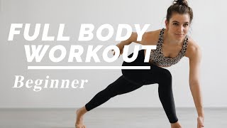 Full Body Workout für Beginner  No Equipment  mit Warm Up amp Cool Down  DAY 1 [upl. by Quenby]