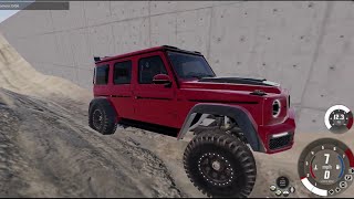 GWagon Brabus Modified Full Offroading in Beam Ng Drive  Crazy Gameplay [upl. by Annaoj]