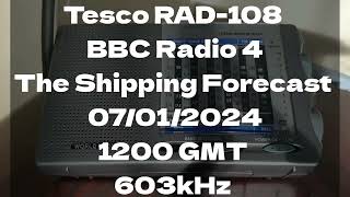 BBC Radio 4 The Shipping Forecast Compilation January 2024 [upl. by Maher]