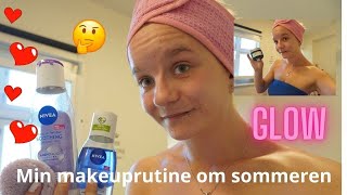 En lille makeuprutine hvordan jeg ligger makeup end om sommeren [upl. by Hubey]