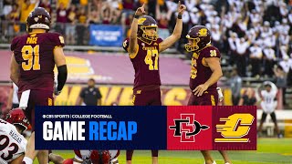 Central Michigan earns 7th win in last 8 home games with victory over San Diego State  Game Recap [upl. by Mason]