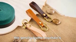 Sonier Pins CoLtdLeather keychain [upl. by Ymiaj425]