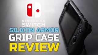 Nintendo Switch Silicon Armor Grip Case Review 4K [upl. by Mccartan]