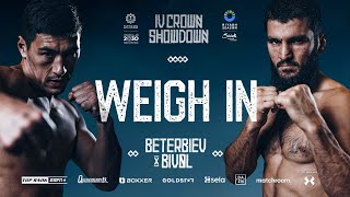 Artur Beterbiev Vs Dmitry Bivol amp Undercard Weigh In [upl. by Amik]