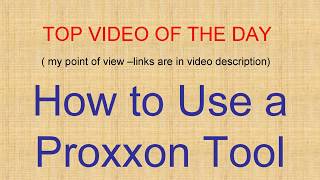 TOP VIDEO ON THE DAY Proxxon Tool [upl. by Everett]