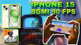 Iphone 15 pubg test  iphone 15 bgmi test  Iphone 15 for bgmi  VEGITOFLEX [upl. by Vida]