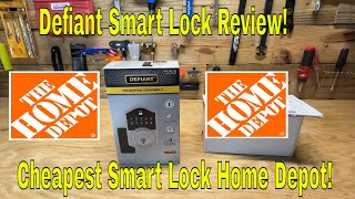 Defiant Touchpad Deadbolt Electronic Lock Review Cheapest Smart Lock For Your Home Best Smart Lock [upl. by Relyk]