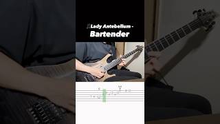 🎸Lady Antebellum  Bartender Guitar solo [upl. by Yusuk]