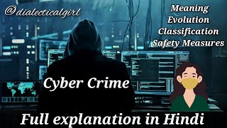 CYBER CRIME  EXPLANATION IN HINDI  CYBER LAW  DIALECTICAL GIRL [upl. by Dexter955]