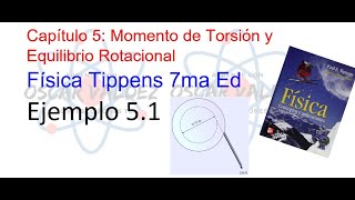 Ejemplo 51 Física Tippens ¿Cómo calcular un momento de torsión [upl. by Fried]