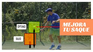 SAQUE PADEL‼️ APRENDE PADEL con 5 CONSEJOS para mejorarlo🔥 [upl. by Doowron]