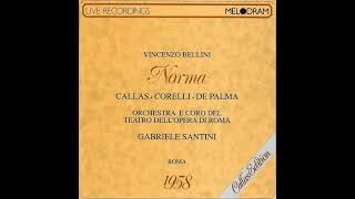 Maria Callas sings Casta Diva the cancelled performance of Norma Rome 1958 w final announcement [upl. by Nedle444]