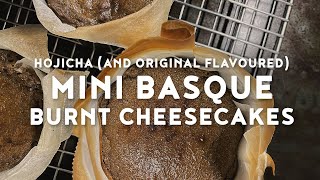 IG Live Mini Hojicha Basque Cheesecake Bake Along [upl. by Nehttam]