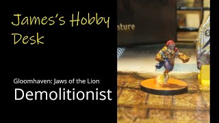 Gloomhaven Jaws of the Lion  Demolitionist miniature painting guide [upl. by Elazaro]