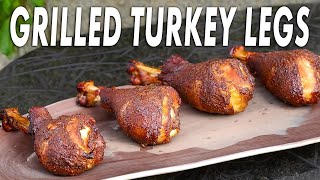 BEST BBQ Grill Turkey Legs Start To Finish RobbZillaTV bbq bbqlovers food [upl. by Girand110]