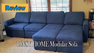 LINSY HOME Modular Sofa Review  Great sofa 2024 [upl. by Roede]