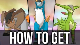 How to get Cobalion Terrakion and Virizion in Pokémon Omega Ruby and Alpha Sapphire [upl. by Naillig]