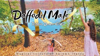 Daffodil Male 🌼 Song Cover  Ribbon Dance 💃 Dancing on the Autumn Leaves 🍁 🍂 Filmed by Juli 💕 [upl. by Noreg]