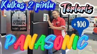 Kulkas 2 Pintu Terbaik Panasonic NRBB251QP Terlaris Inverter Bisa Simpen Daging 7 Hari [upl. by Ynaittirb]