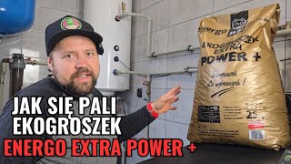 Jak się pali ekogroszek Energo Extra Power [upl. by Aidyn]