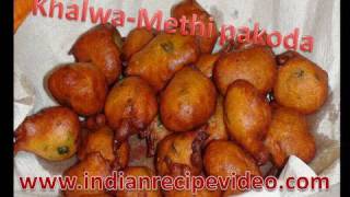 Khalwa Kela Methi na Bhajiya or Methi Pakora [upl. by Amadeus]