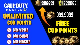 How to get FREE Unlimited COD POINTS in Cod Mobile  Free CP CODM [upl. by Lliw234]