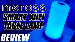 Meross Smart WiFi Table Lamp Unboxing and Review [upl. by Lomax]