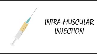 Procedure for intramuscular injection  intra gluteal injection [upl. by Leahcar]