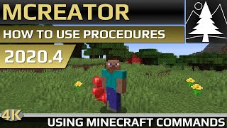 MCreator How to use Minecraft commands  Procedure Tutorial [upl. by Eusoj]