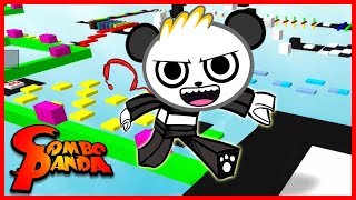 ROBLOX Mega Fun Obby Part 2 Run Jump and Slide on Fun Obstacle Course Lets Play with Combo Panda [upl. by Eelana]