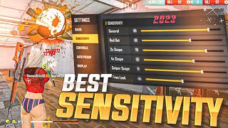 2023  BEST SENSITIVITY  FOR HEADSHOT  FREE FIRE SECRET SENSITIVITY [upl. by Cathee929]