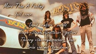 Boston  quotMore Than A Feelingquot  Vocal Cover by David Lyon Full Band Online Collaboration [upl. by Sigismund]