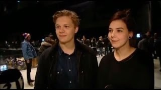 Nanna and Brynjar Of Monsters and Men Interview in Icelandic Translation in Description [upl. by Suoirtemed893]