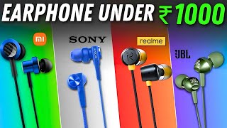 Top 5 Best Wired Earphones Under 1000⚡Best Earphones Under ₹1000 in 2024🔥 [upl. by Bernt]