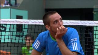 French Open 2011  Andy Murray Vs Viktor Troicki Ball boy Incident [upl. by Plunkett]