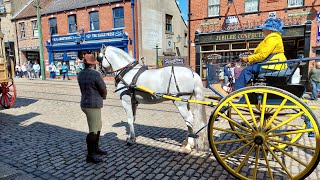 Horse And Carriage Event At Beamish [upl. by Nrobyalc]