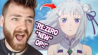 OMFG WHAT IS THIS  REZERO SEASON 3 OPENING amp ENDING  FIRST TIME REACTION [upl. by Yht790]