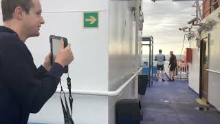 Wightlink Ferries Wight Light crossing from LymingtonYarmouth 16092023 [upl. by Anatsirhc649]