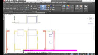 AutoCAD 2D L4 Ü2 Konstruieren von Grundrissen Schnitten und Ansichten [upl. by Rhodie]