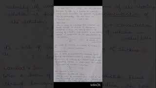 Beer lambert law Physical chemistry analytical chemistry Handwritten notes [upl. by Alissa367]