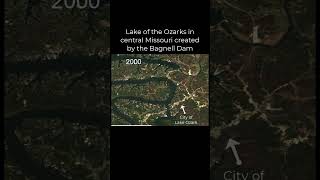 Lake of the Ozarks in central Missouri created by the Bagnell Dam [upl. by Euqinommod]