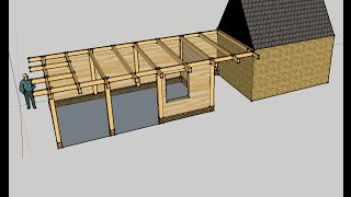 Ik bouw mijn tuinhuis zelf  DIY garden house  Gartenhaus selber bauen  Overkapping bouwen [upl. by Jehias299]