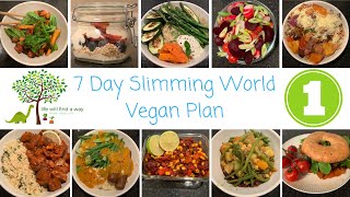 7 Day Slimming World Vegan Meal Plan  Day 1 [upl. by Thrasher563]