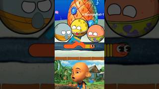 SpongeBall Tiru Upin Ipin countryball spongebob spongebobsquarepants upinipin nickelodeon fyp [upl. by Eanom505]