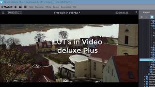 Magix Video deluxe Film und Kinolook mit LUTs [upl. by Brandice147]