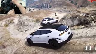 Robbing 2024 Lamborghini Urus Performante from MAFIA CONVOY in GTA 5  Offroading Gameplay [upl. by Drusilla]