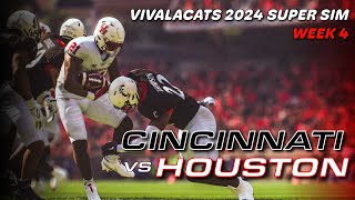 WEEK 4  CINCINNATI v HOUSTON BEARCATS CFB25 SUPERSIM [upl. by Russian480]