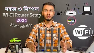 TpLink Wifi Router Setup Step by Step  Router Configuration Step by Step Bangla 2024 [upl. by Geraldina]